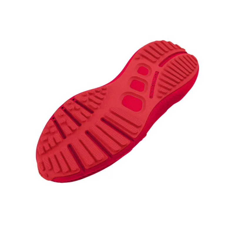Under Armour HOVR Phantom 3 Wear resistant And Lightweight Low Top Running Shoes Unisex Red-4