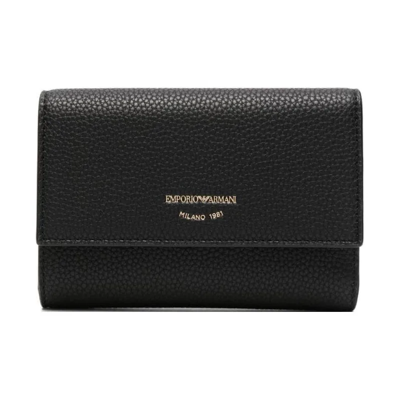 EMPORIO ARMANI Polyester Wallet Women's Black-0