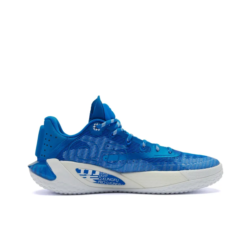 QIAODAN Sharp RISE Kentucky Cushioning Wear Resistant Low Top Basketball Shoes Men's Blue White-1