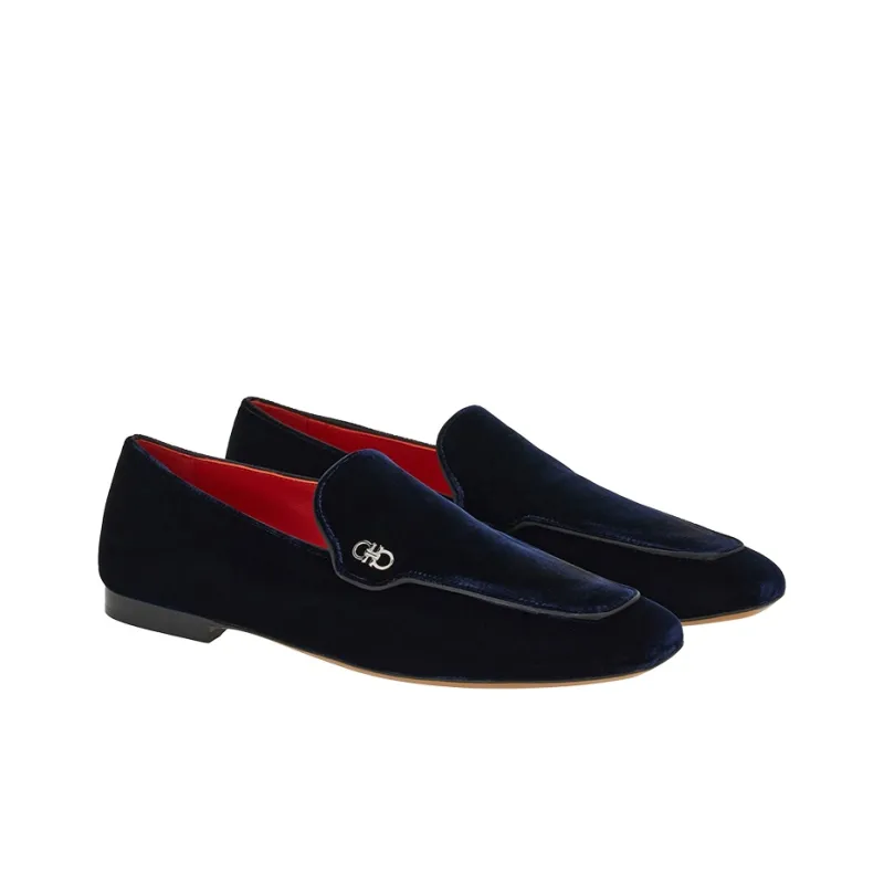 FERRAGAMO Loafers Men's Marine Blue-1