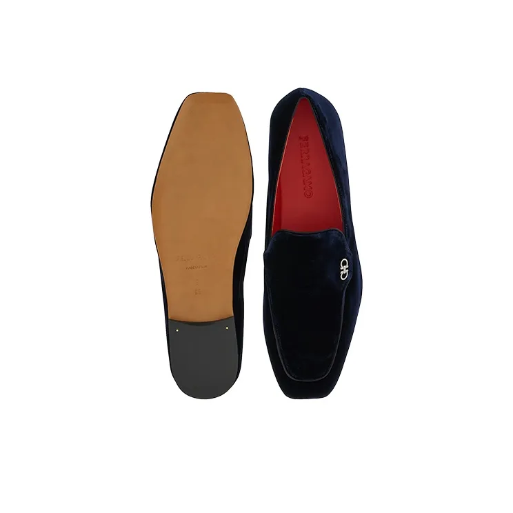 FERRAGAMO Loafers Men's Marine Blue-4