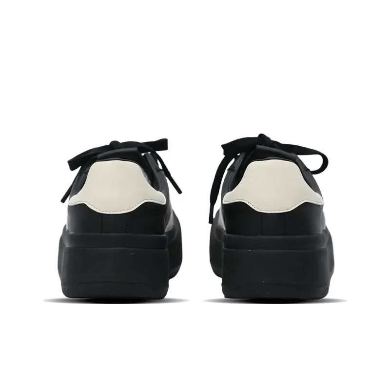 EYGPAP Skateboard Shoes Women's Low Top Black/Beige-6