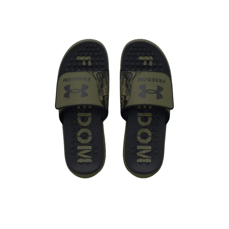 Under Armour Lgnite 7 Shock Absorbers Slide Slippers Men's Brown-3