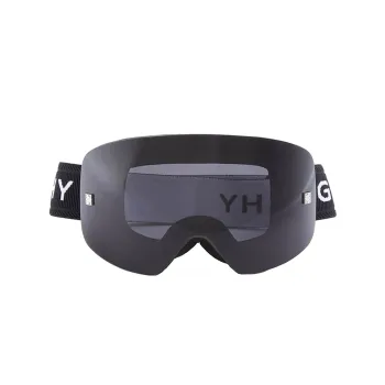 Givenchy Logo Ski Goggle In Matte Black & Smoke