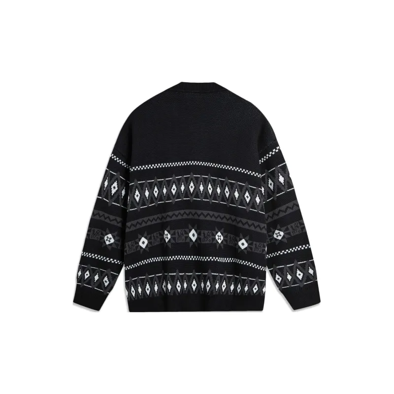 LiNing Sports Trend Series Knitwear Men's Black-1