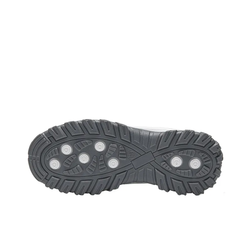 Warrior Shock Absorbing, Non Slip, Wear Resistant, Breathable And Lightweight Low Top Running Shoes Unisex White Gray-4