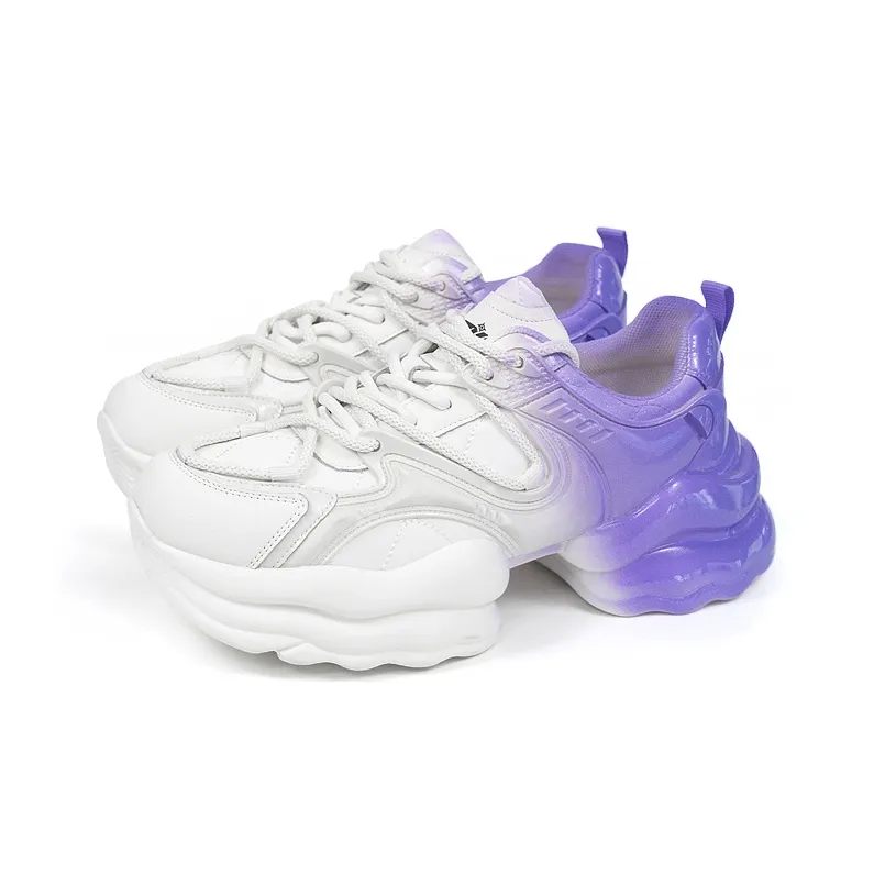 TINMUU Lightweight Height Increasing Mid Top Chunky Sneakers Unisex-11