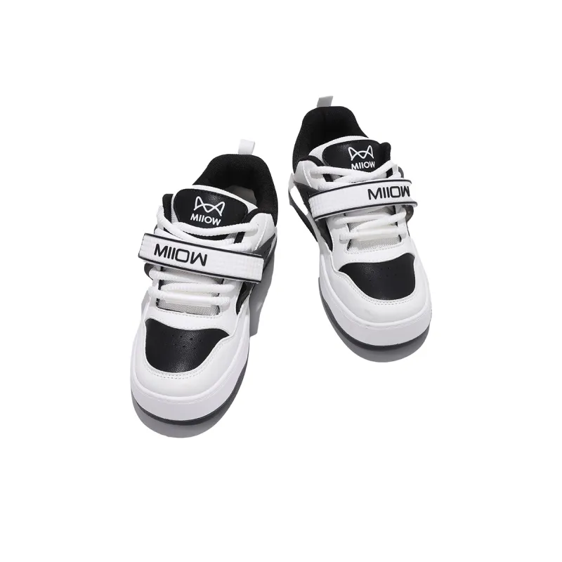 MIIOW Trend Party Series Coverage Wear Resistant Lightweight Height Increasing Low Top Skateboard Shoes Women's-4