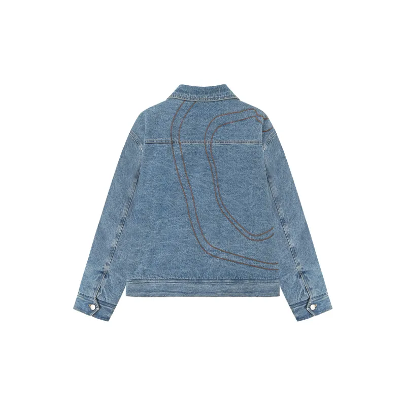 CHUU Puffer Jackets Women's Denim Blue-1