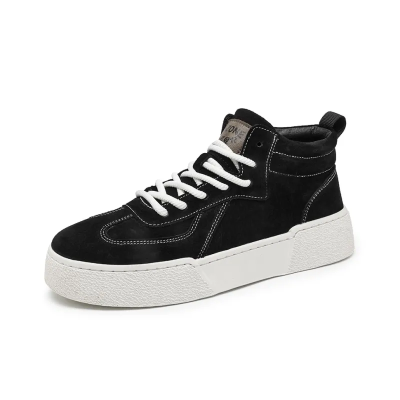 X ZONE Slip Resistant, Abrasion Resistant, Breathable Mid Top Skateboard Shoes Men's Sand-16