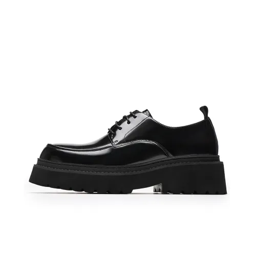 TRUMPPIPE Men's Casual Shoes Men Low-Top Black