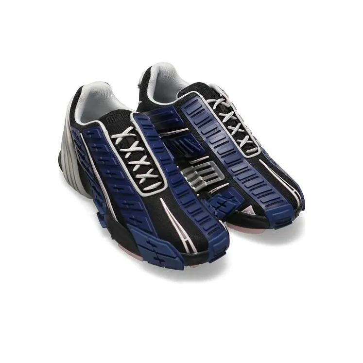 Atmos x DIESEL S Prototype Low Wear Resistant Low Top Casual Shoes Men's Black Blue-1