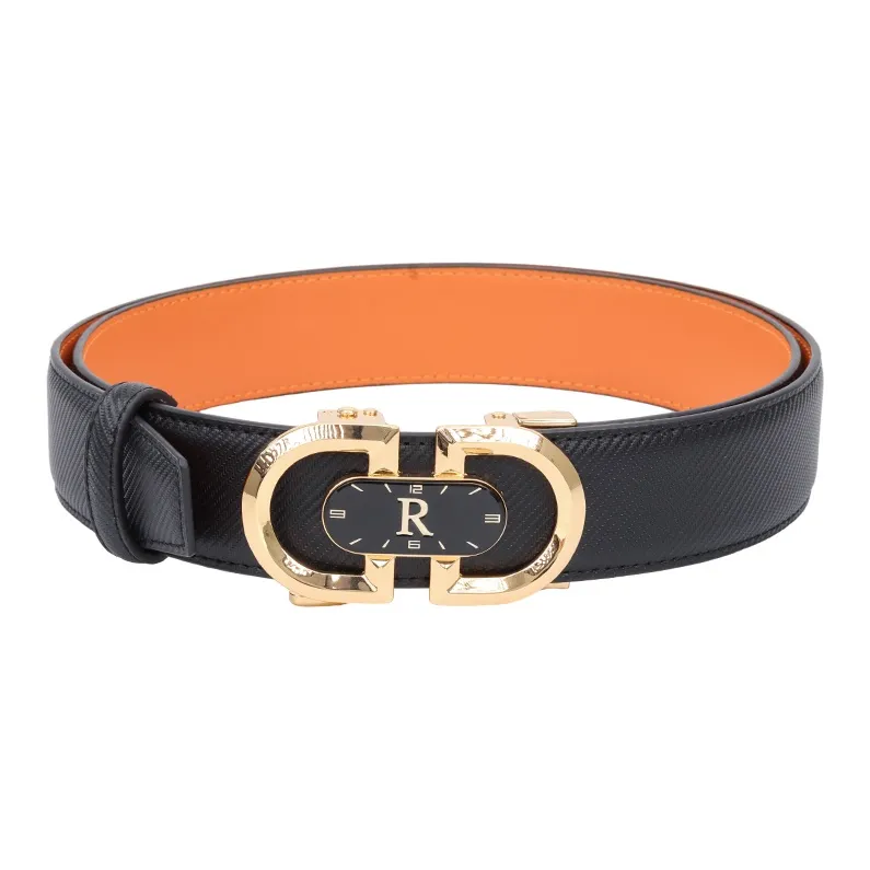 NINE NAIL Leather Belts Men-5