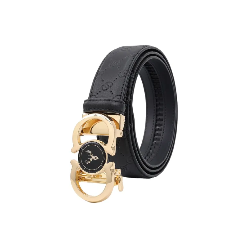 NINE NAIL Leather Belts Men-7