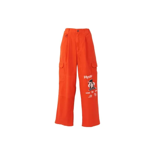 HYSTERIC GLAMOUR Cargo Pants Women's Orange