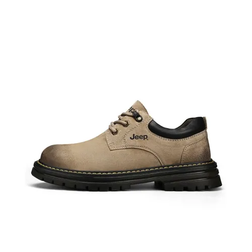 Jeep Men's Casual Shoes Men Low-Top Khaki