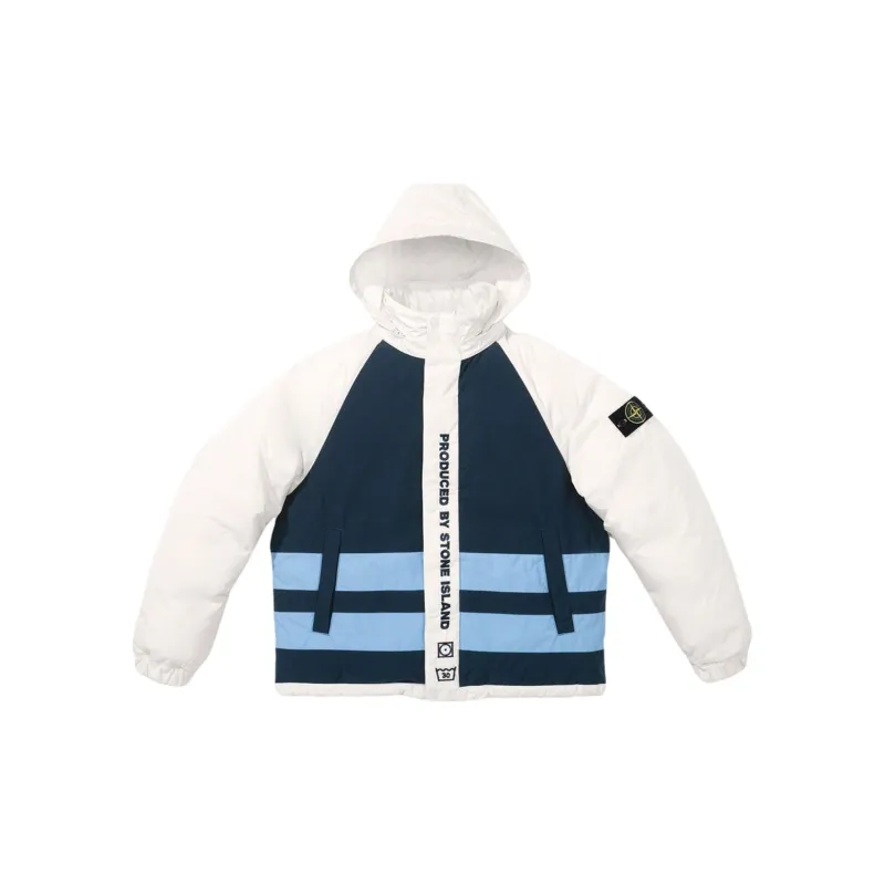 Supreme Stone Island Reversible Down Puffer Jacket-12