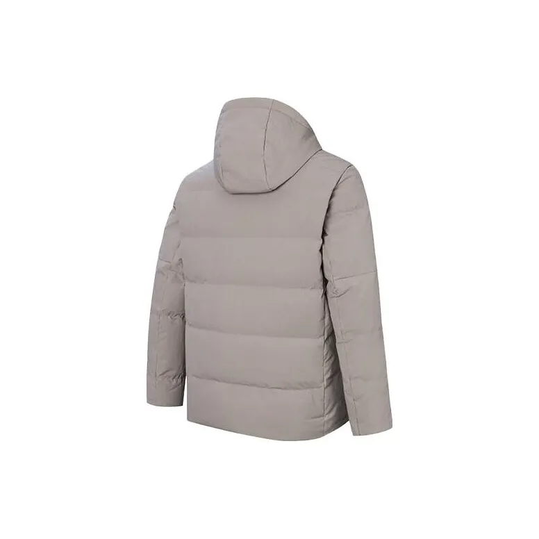 Anta Variety Training Collection Down Jacket Men's Charlotte Gray-1