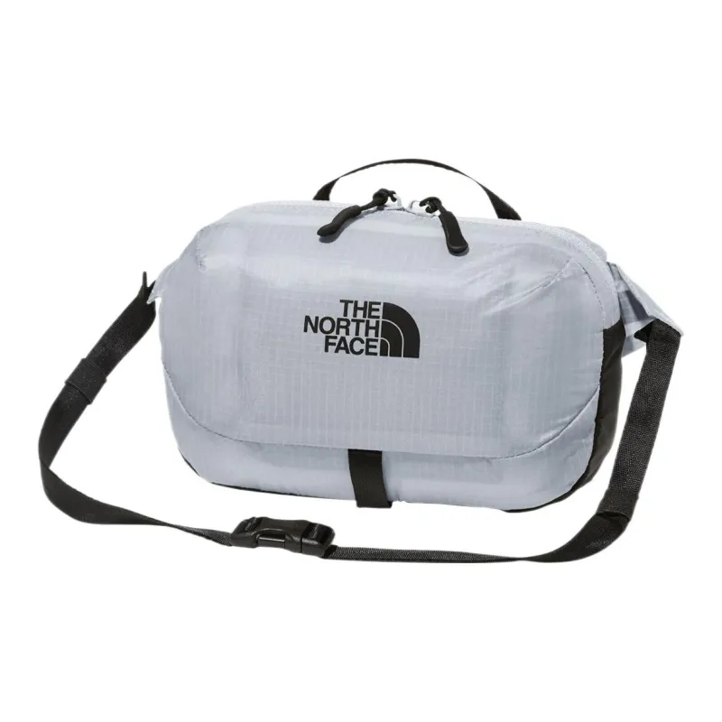 THE NORTH FACE Nylon Portable One Shoulder Crossbody Fanny Pack Regular Unisex Gray-0