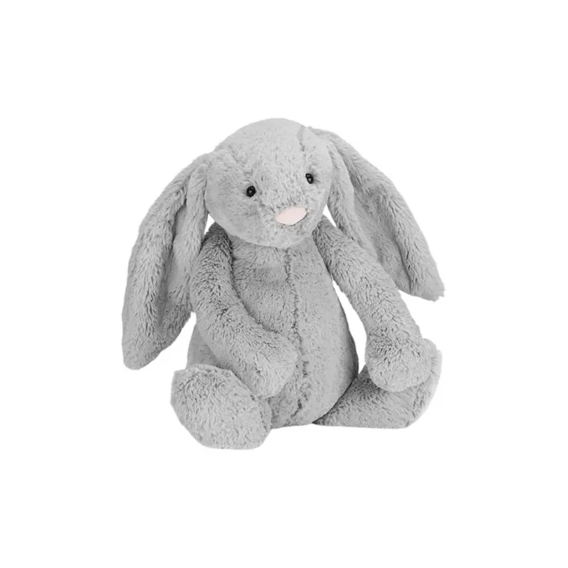 JELLYCAT Bashful Bunny Grey Stuffed Animal-2