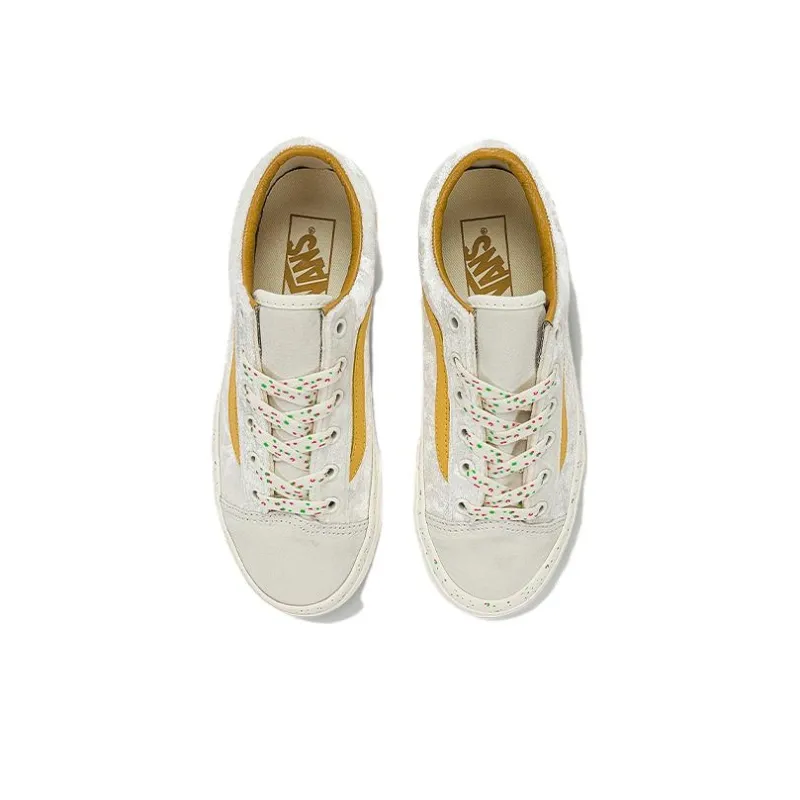 Vans Style 36 Leather Pop 'White Yellow'-3