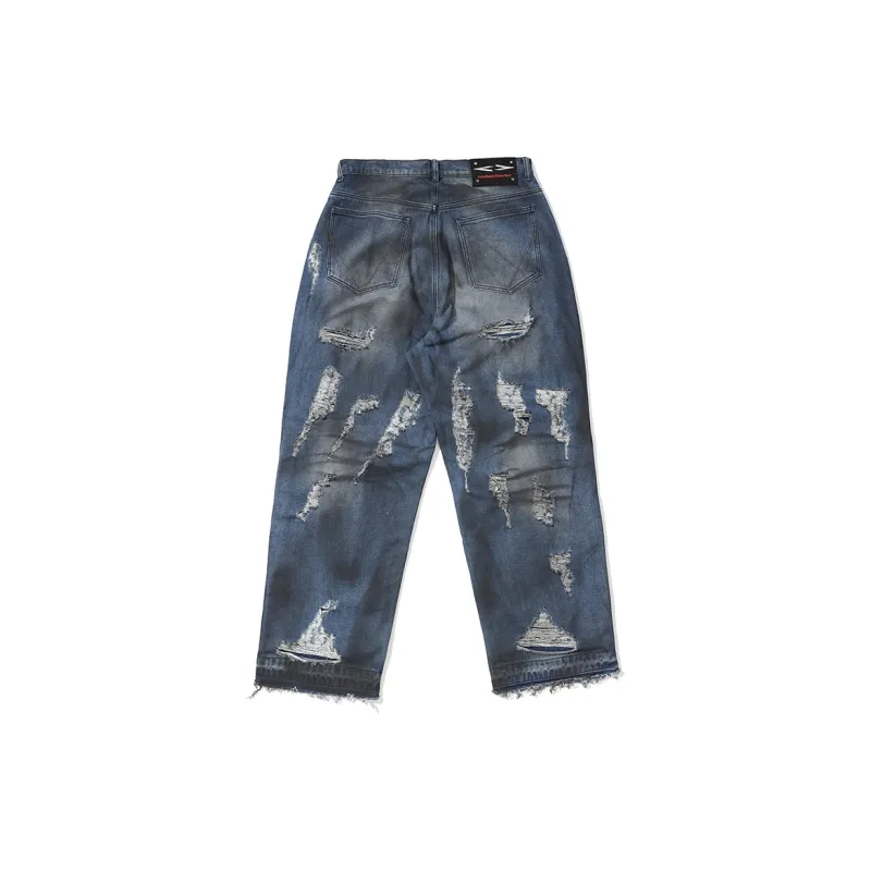 FREE WORLD ORDER Jeans Unisex Blue-1