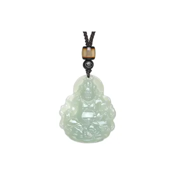 Cuiya Golden Building Hetian Jade Hetian Jade Pendants Unisex Green Jade