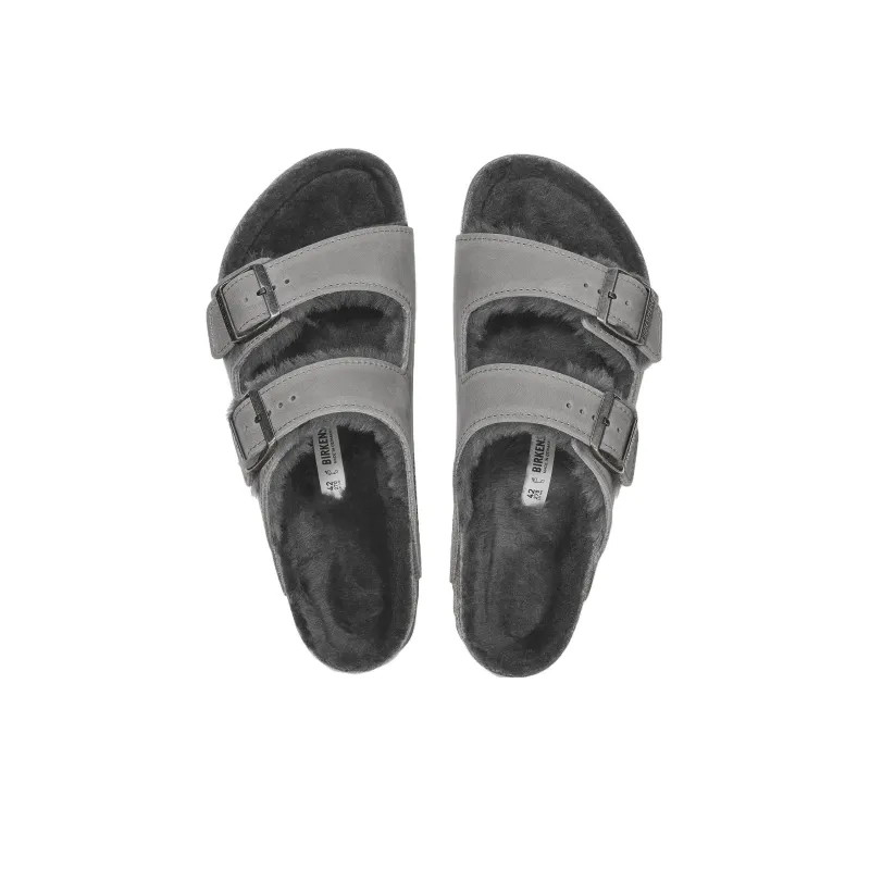 Birkenstock Arizona Shearling-trim Sandals-3