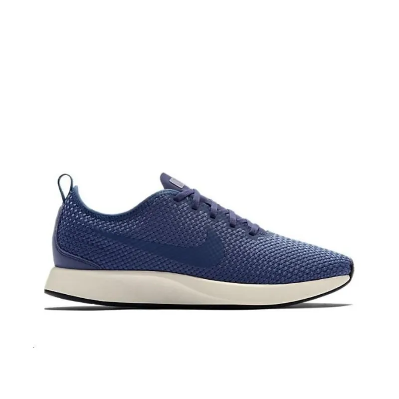 Nike Dualtone Racer Cushioning Anti Slip And Wear Resistant Low Top Running Shoes Men's Blue-1