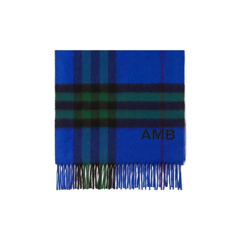 Burberry Checked Cashmere Scarf-1