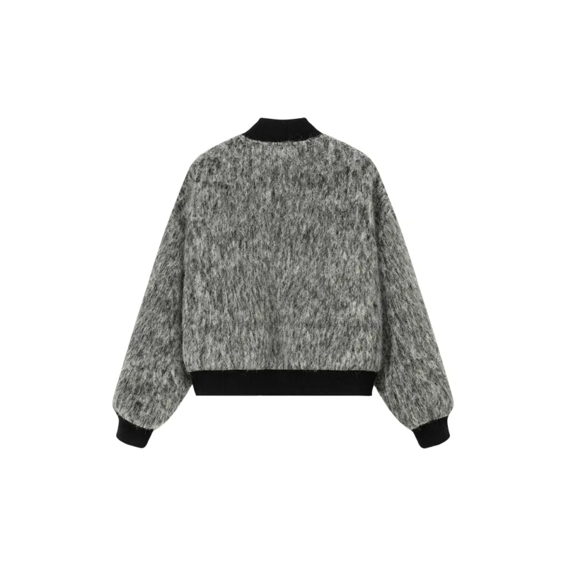 NO ONE ELSE Coats Women's Black Gray-1