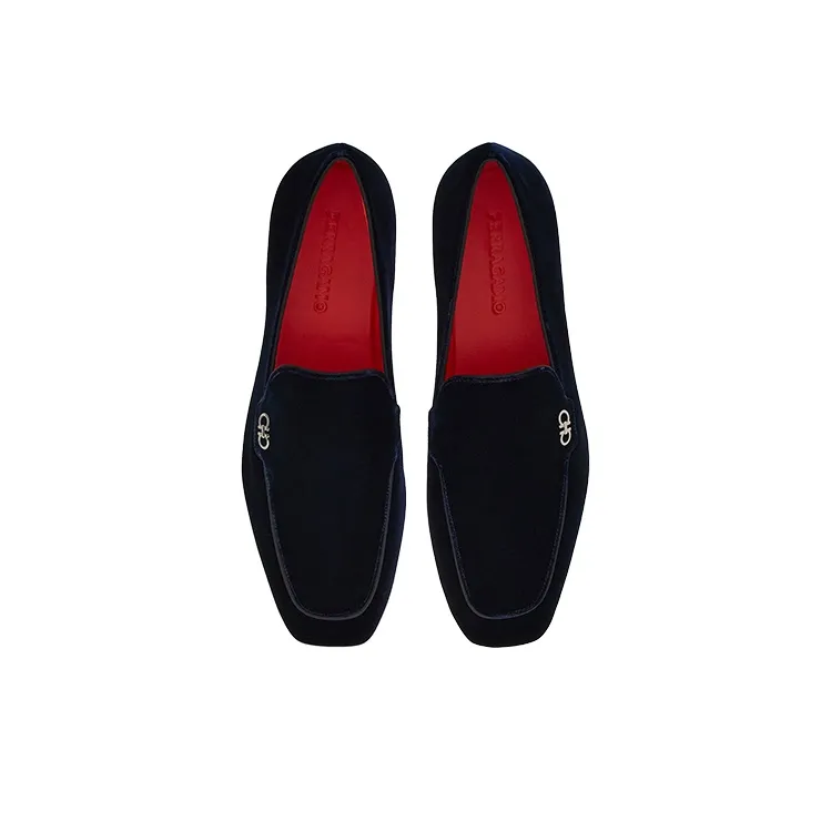 Ferragamo Loafers Men Black-3