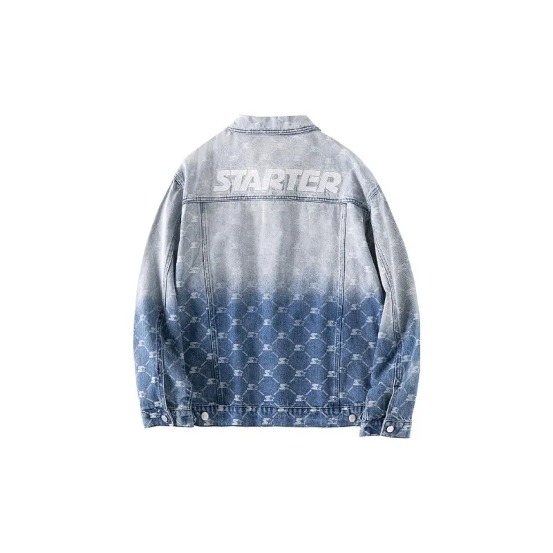STARTER Jackets Unisex Denim Blue-1