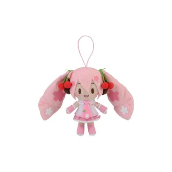 SEGA Hatsune Miku VOCALOID Cherry Blossom Future MP Mascot Dolls Plush Pendant 14cm Height