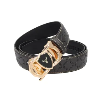 NINE NAIL Leather Belts Men