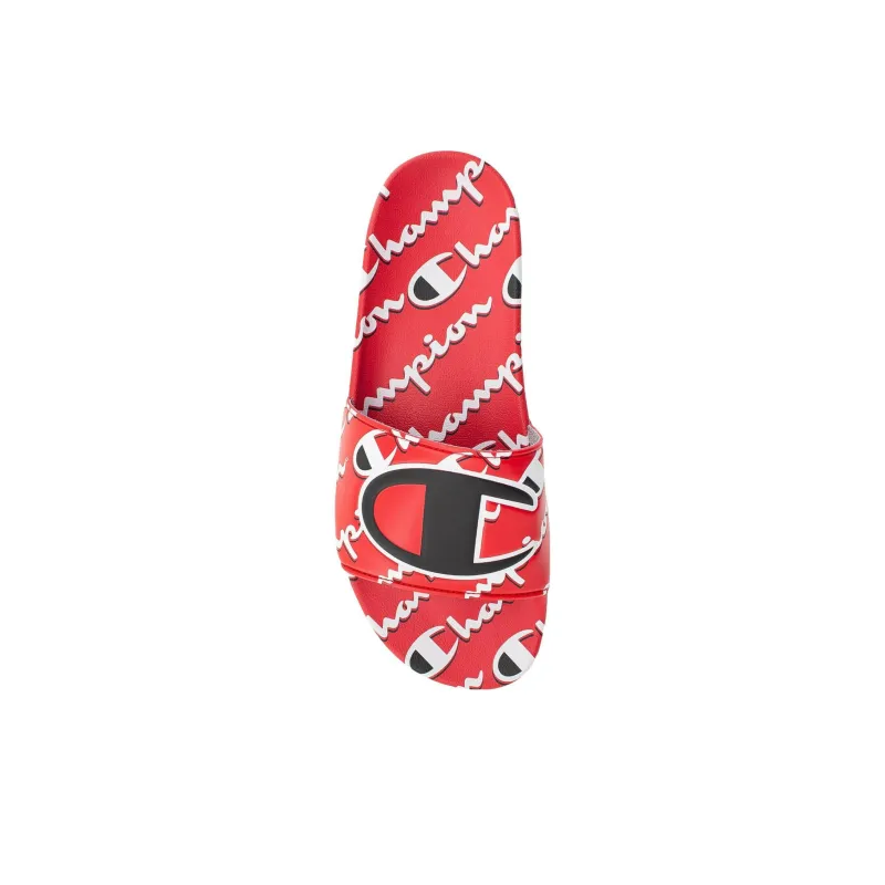 Champion Ipo Slides 'Repeat Print Scarlet'-3