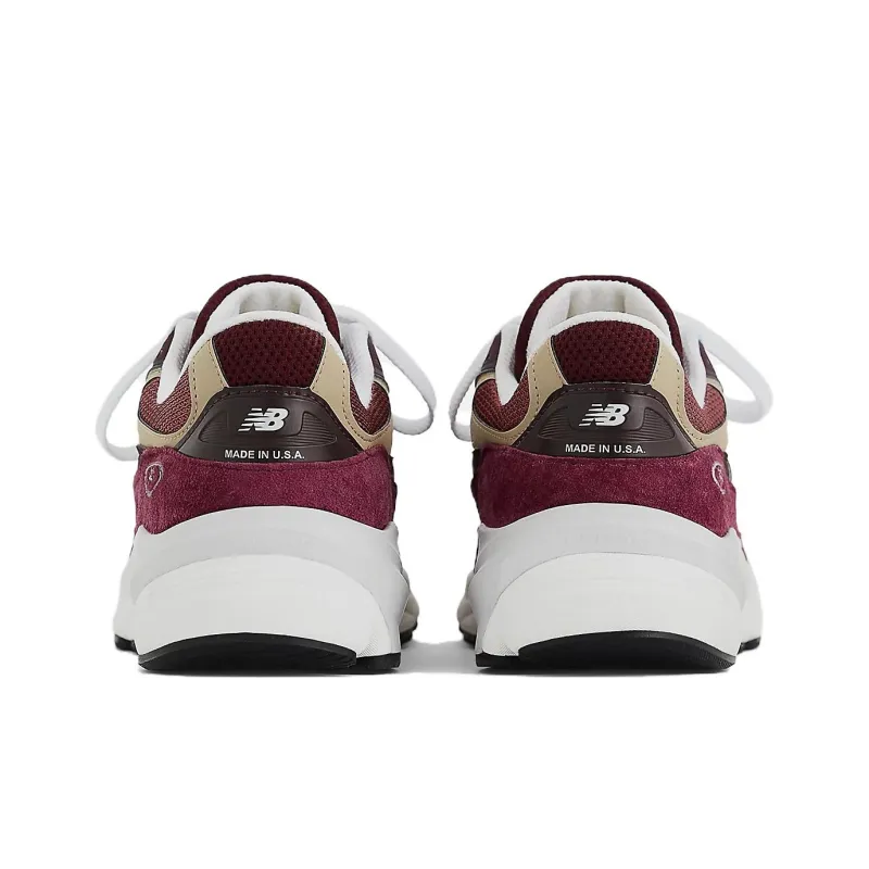 New Balance 990v6 Made In Usa 'Burgundy' Sneakers-4