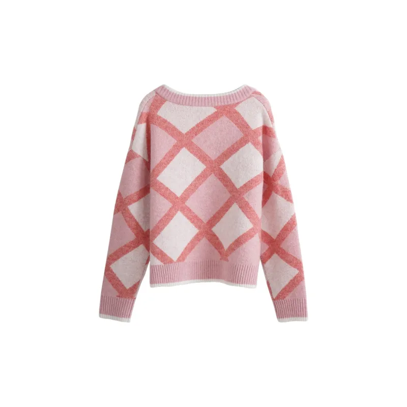 Olrain Sweaters Women's Pink-1