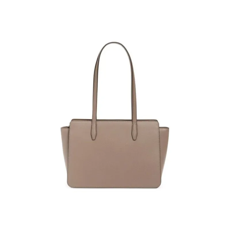 TORY BURCH Robinson Litchi Grain Leather Tote Bag Shopping Bag Handbag Shoulder Bag Women's Light Umber-1