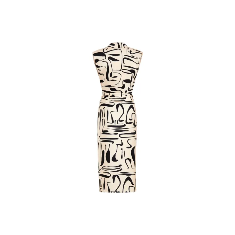 AUI Sleeveless Dress Women's Apricot-1