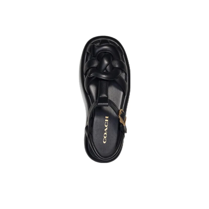 COACH Beach Sandals Women's Black-3