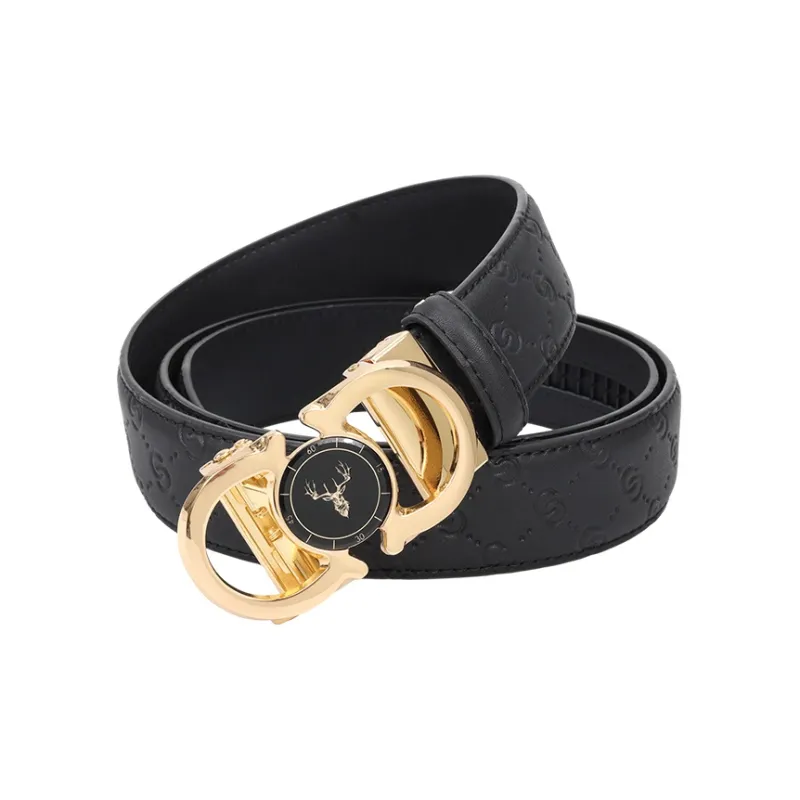 NINE NAIL Leather Belts Men-6
