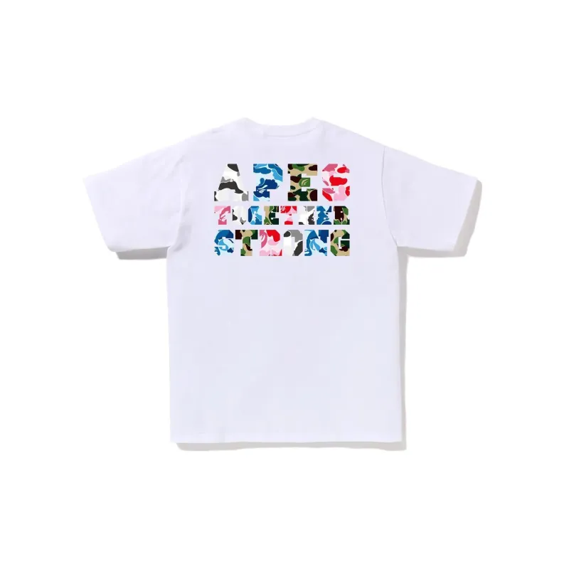 Bape Abc Camo Crazy College Ats Tee-1
