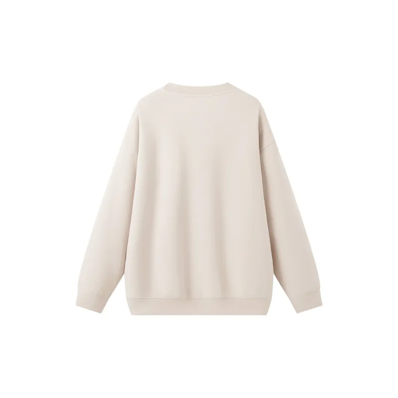 Anyveiw Crew Neck Thickened Pullover Long Sleeved Sweatshirt Unisex-8