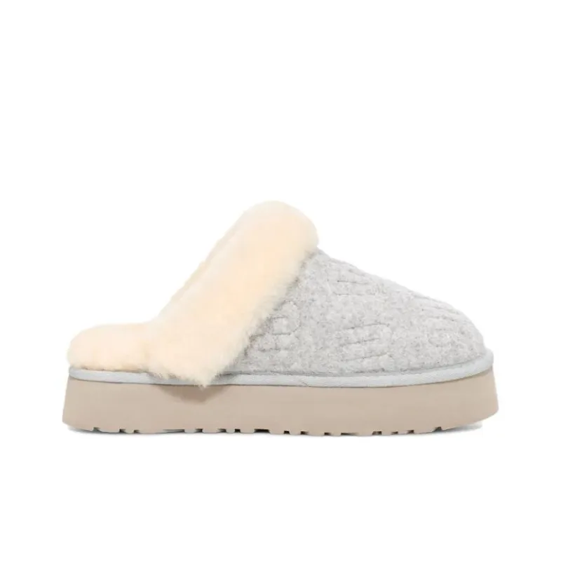 UGG Disquette Felted Slipper 'Grey' Women's-1