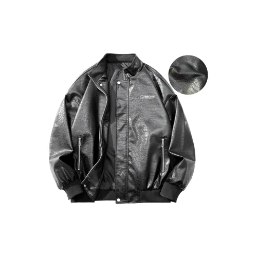 tre club Unisex Leather Jacket