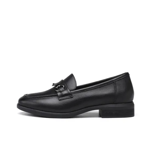 RED DRAGONFLY Loafers Women's Low-Top Black