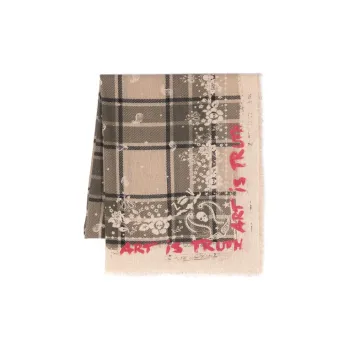 Zadig&Voltaire Cashmere Check-print Scarf