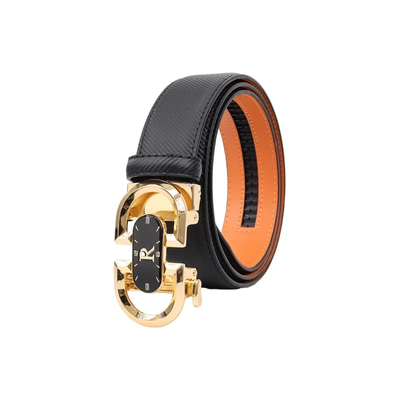 NINE NAIL Leather Belts Men-4