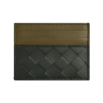 Bottega Veneta Intrecciato Two Toned Card Holder